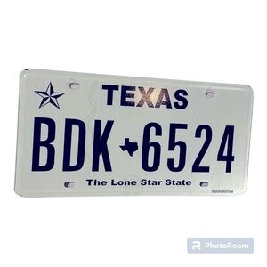 🎄Texas license plate The Lone Star State expired